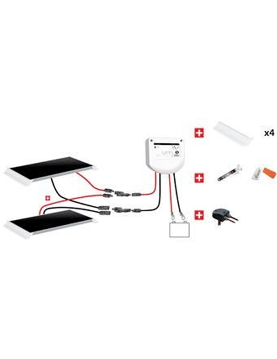 Kit Camping Car 2x110w 12v Panneaux Back Contact R gulateur Mppt kit-camping-car-2x110w-12v-panneaux-back-contact-r-gulateur-mppt
