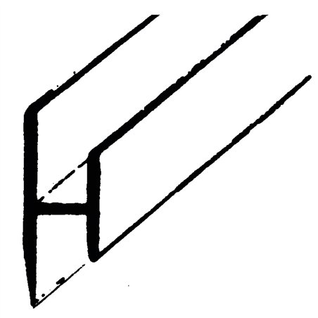 profil d'assemblage plat gris 396835