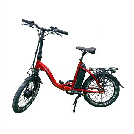 vélo à assistance électrique pliant folky rouge 11ah - vepli 396133