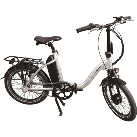 vélo à assistance électrique pliant folky gris 11ah - vepli 400301