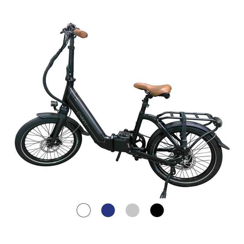vélo à assistance électrique pliant jazzy gris 11ah - vepli 396139