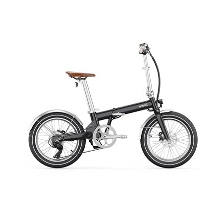 vélo à assistance électrique pliant 20'' afternoon modèle 2023 v2 noir satin vintage - eovolt 389726