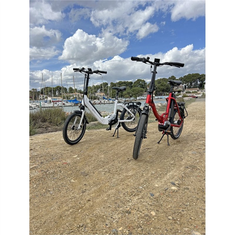 vélo à assistance électrique pliant muzy 20 blanc 11ah - vepli 389729