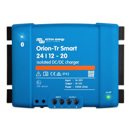victron orion-tr smart charger 24/12 - 20a isolé - victron energy 402066