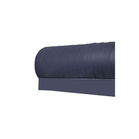 rideau de porte en similicuir 100 x 230 cm coloris bleu - curtina4u 400453