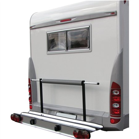 porte-moto silver pour véhicule avec porte-à-faux max. 1100 mm - alden 399488