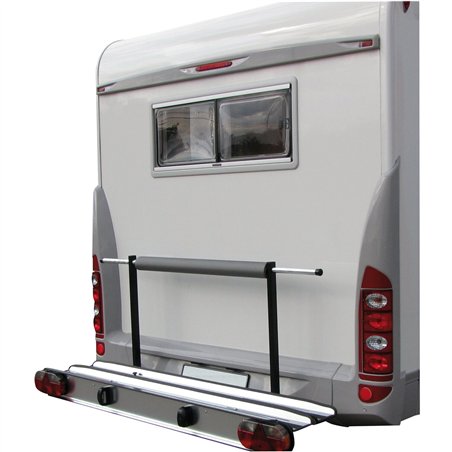 porte-moto silver pour véhicule avec porte-à-faux max. 1650 mm - alden 399489