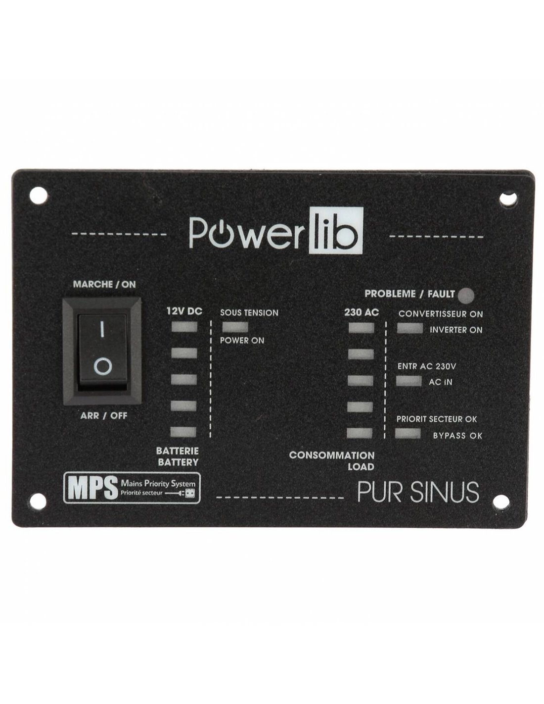 Convertisseur Pure Sinus V Watts Powerlib Convertisseur