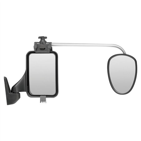 rétroviseur voiture alufor long / verre convexe - repusel 395027