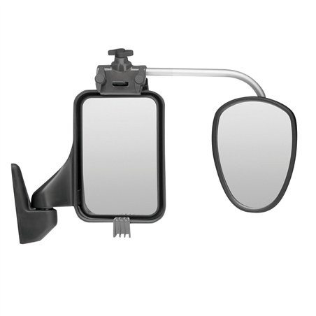 rétroviseur voiture alufor court / verre convexe - repusel 395026
