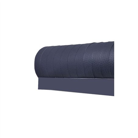 rideau de porte en similicuir 60 x 200 cm coloris bleu - curtina4u 400456