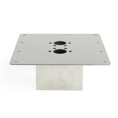 support de montage au sol 4d 20 x 20 x 3 cm - autoterm 389697