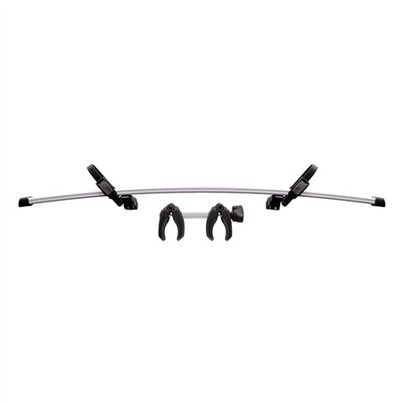 rail et bras de fixation supplémentaire velospace xt coloris aluminium - thule 390105