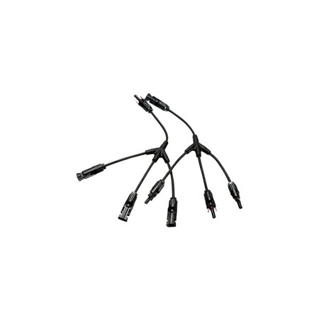 raccord mc4 avec cordon pour panneaux solaires 3 entrées - eza 396205