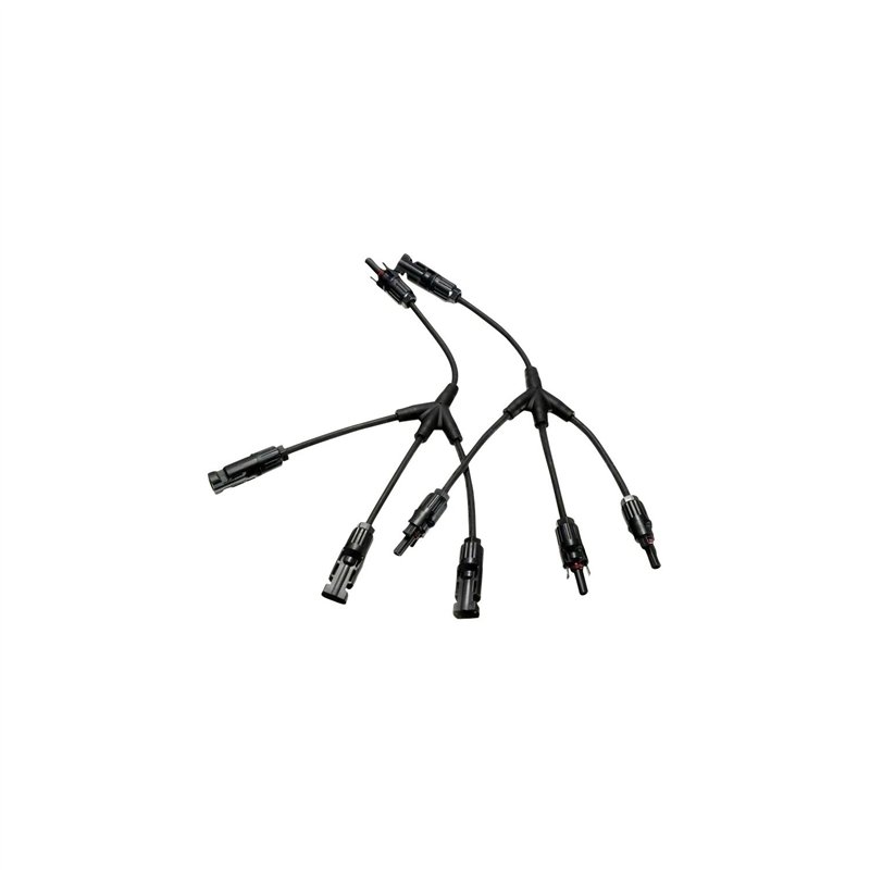 raccord mc4 avec cordon pour panneaux solaires 3 entrées - eza 396205