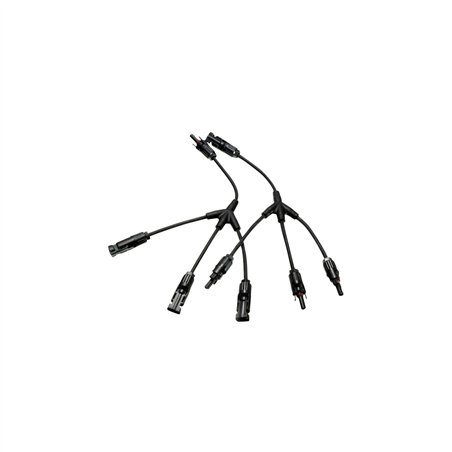 raccord mc4 avec cordon pour panneaux solaires 3 entrées - eza 396205
