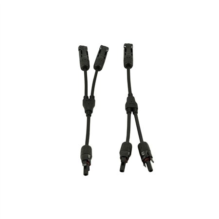 raccord mc4 avec cordon pour panneaux solaires 2 entrées - eza 396204