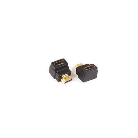 raccord hdmi coudé droite - antarion 401671
