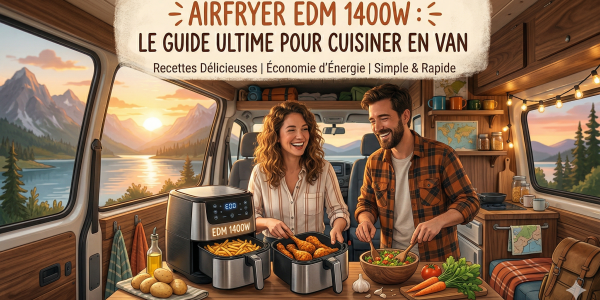 Airfryer EDM 1400W : Le guide ultime pour cuisiner en van