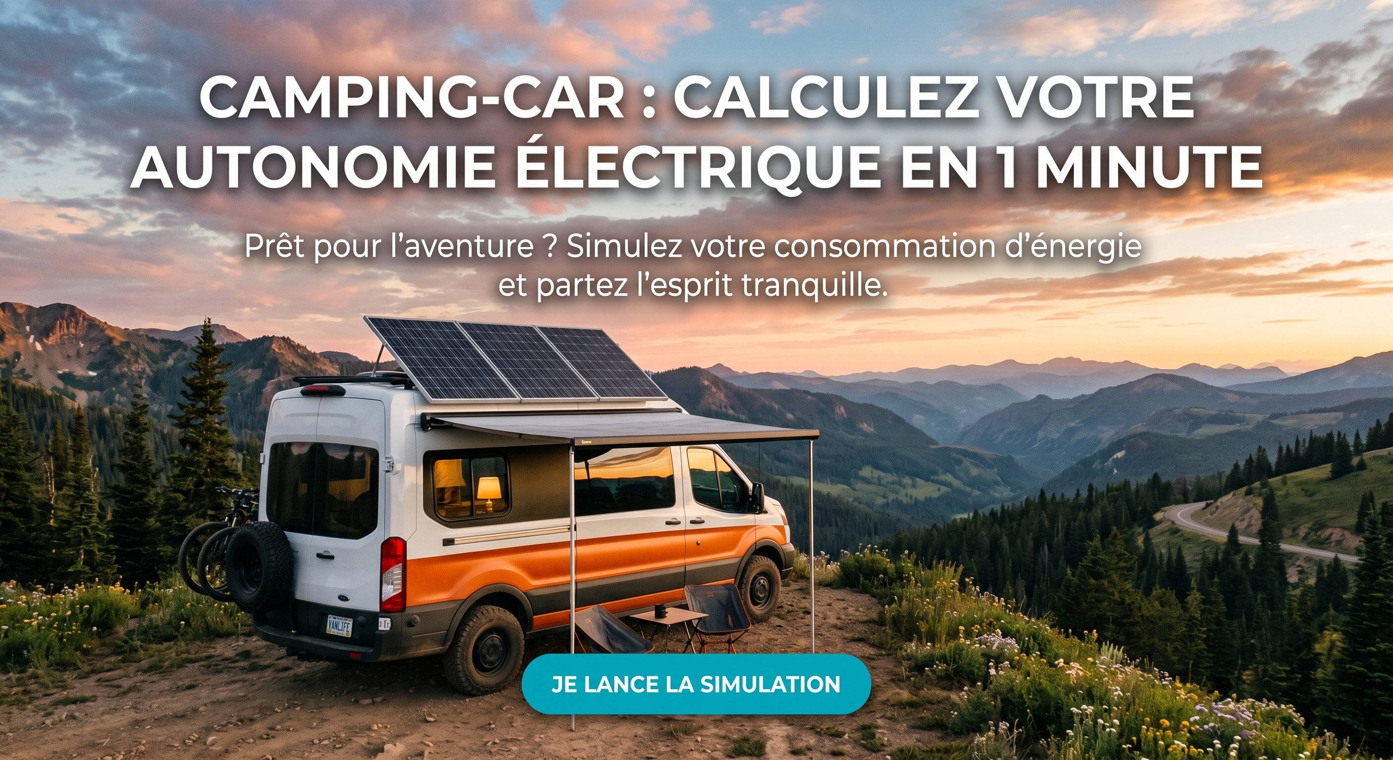 Camping-car : Calculez votre autonomie électrique en 1 minute